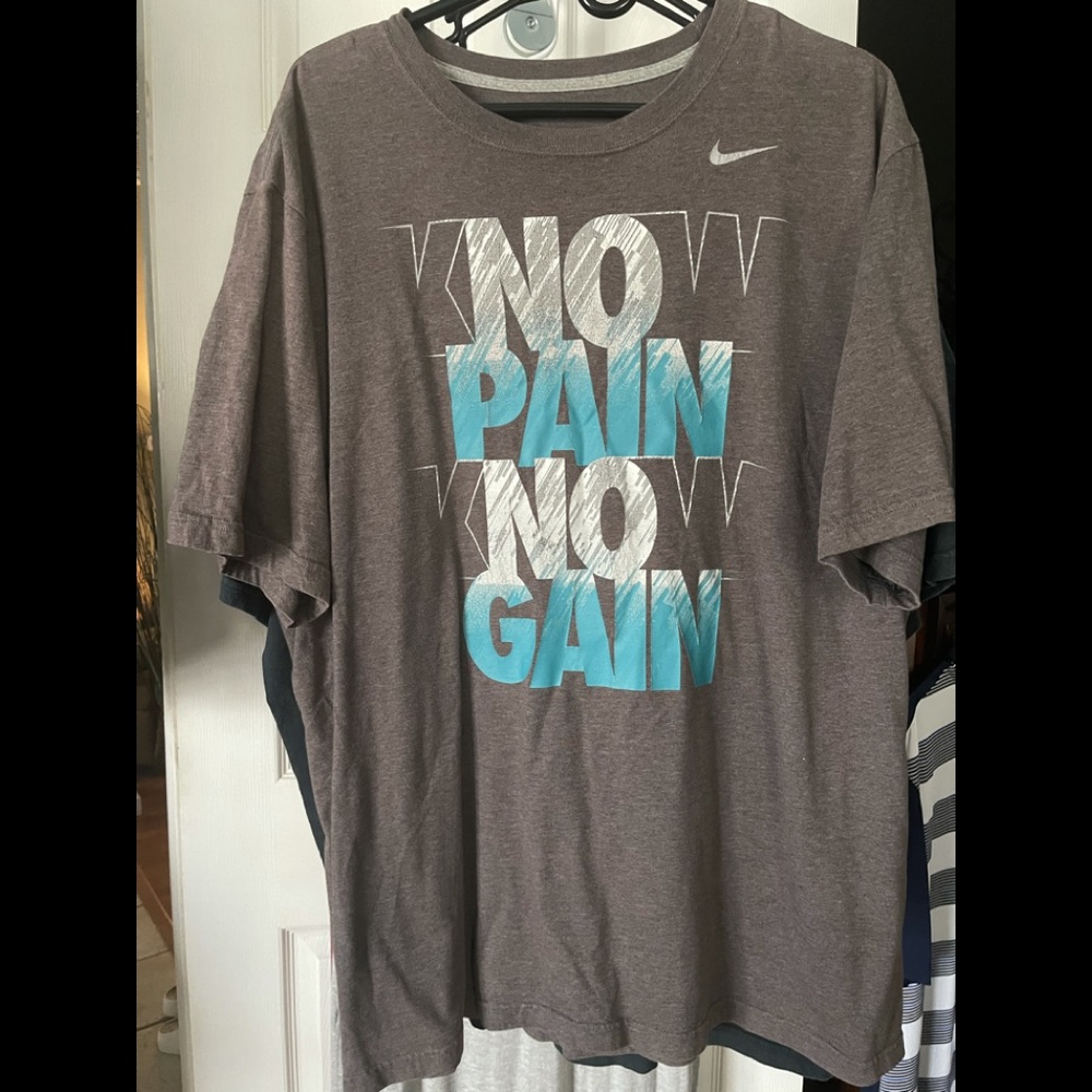 Nike. XXXL No Pain No Gain T-shirt
